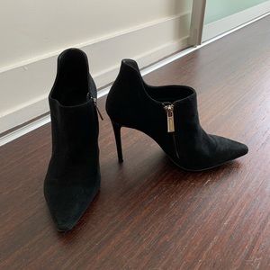 Michael Kors suede ankle booties